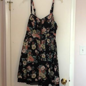 Black Floral Dress